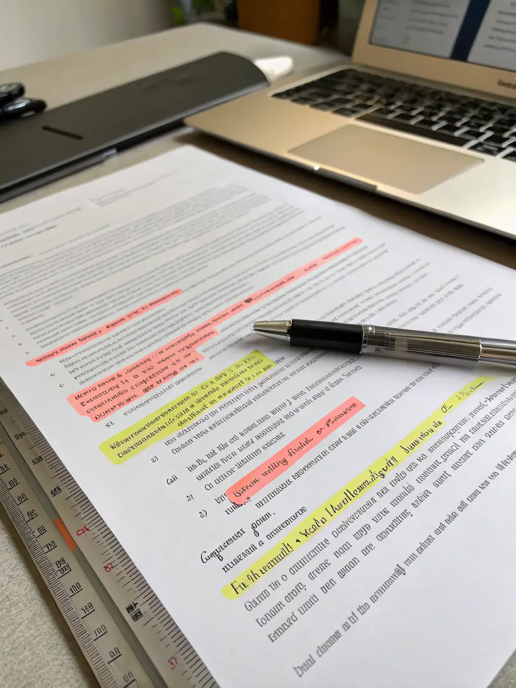 A close-up image of a meticulously prepared bankruptcy petition, highlighting the accuracy and attention to detail provided by Reid & Reid Consulting.